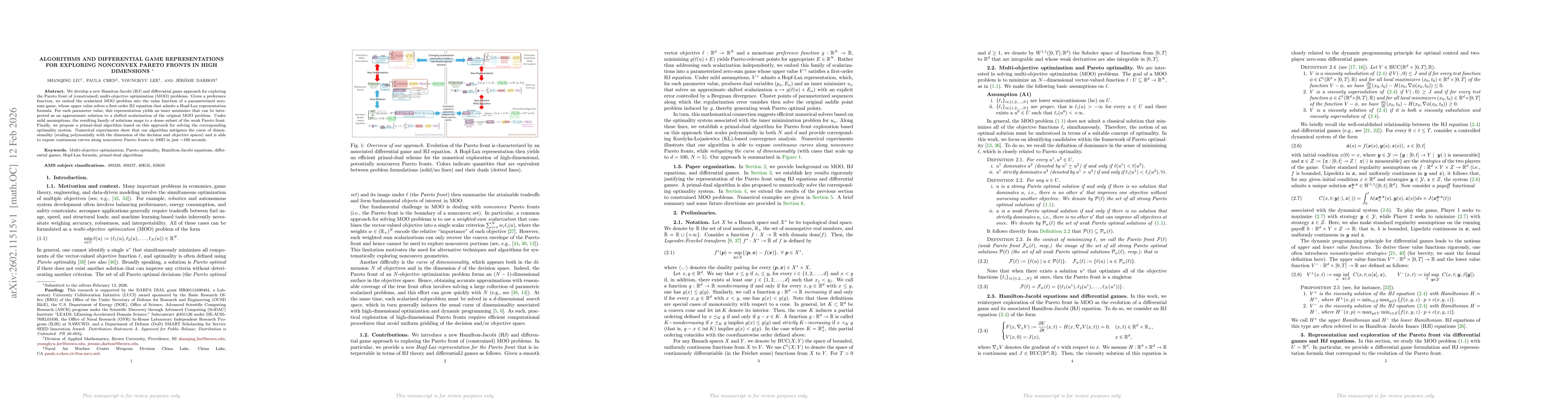 Thumbnail for Algorithms and Differential Game Representations for Exploring Nonconvex Pareto Fronts in High Dimensions