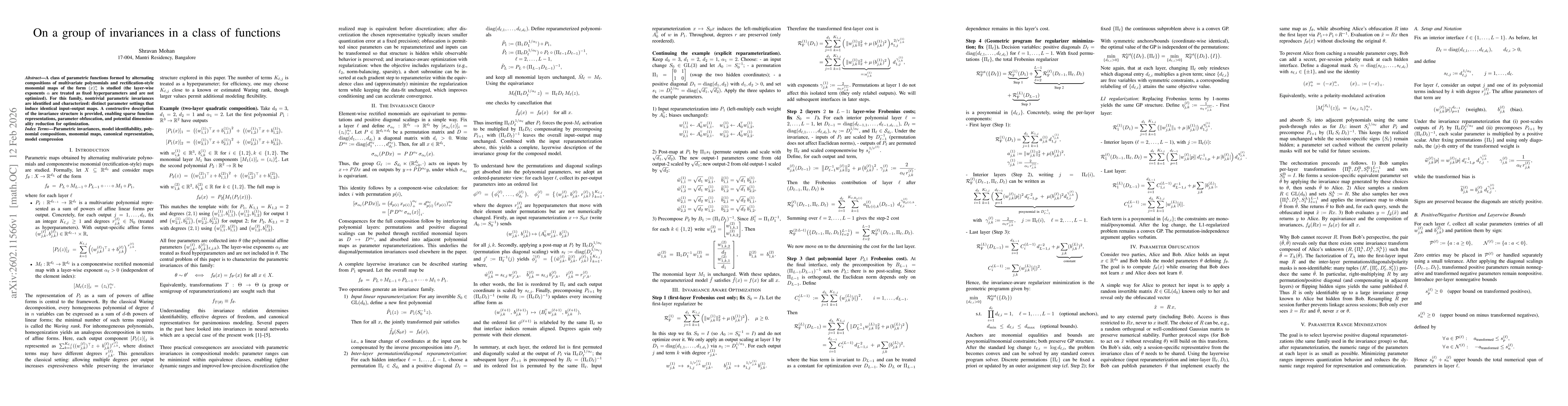 Thumbnail for On a group of invariances in a class of functions