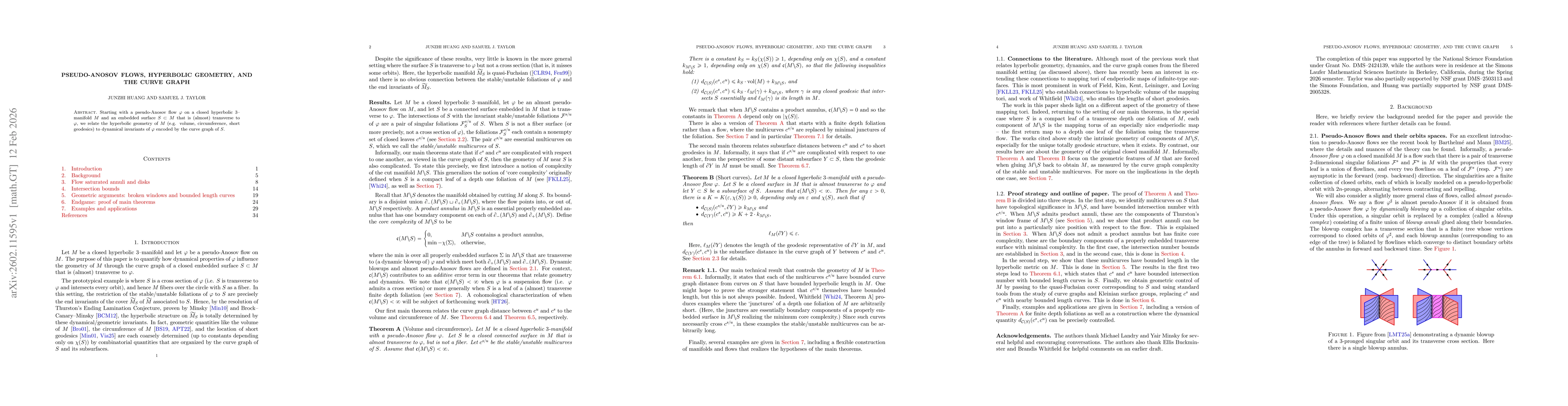Thumbnail for Pseudo-Anosov flows, hyperbolic geometry, and the curve graph
