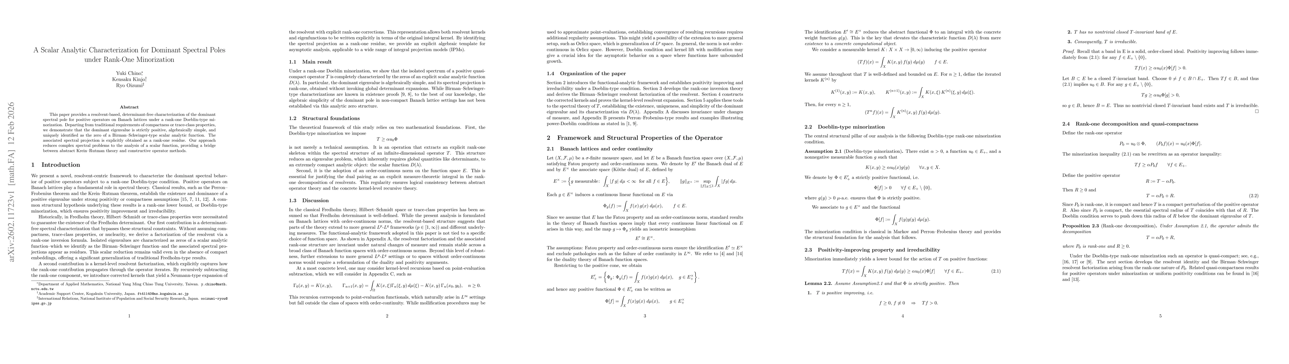 Thumbnail for A Scalar Analytic Characterization for Dominant Spectral Poles under Rank-One Minorization
