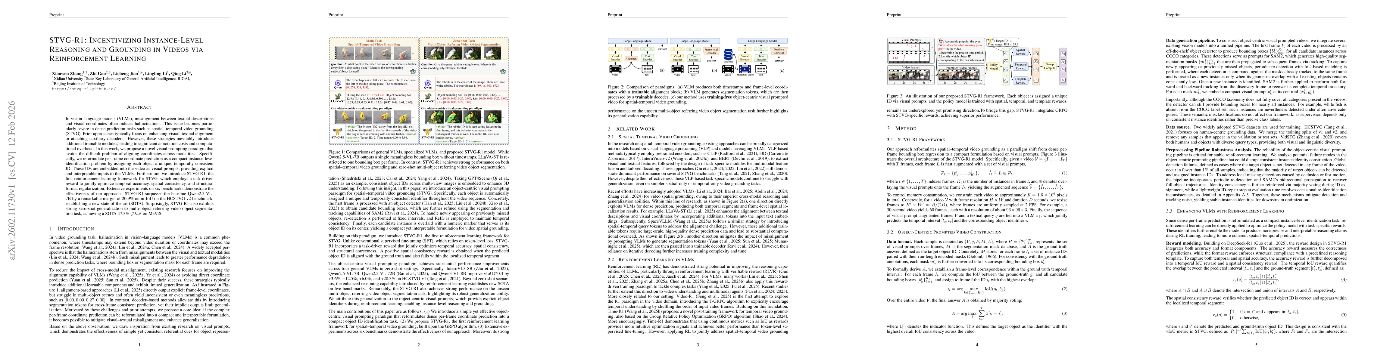 Thumbnail for STVG-R1: Incentivizing Instance-Level Reasoning and Grounding in Videos via Reinforcement Learning