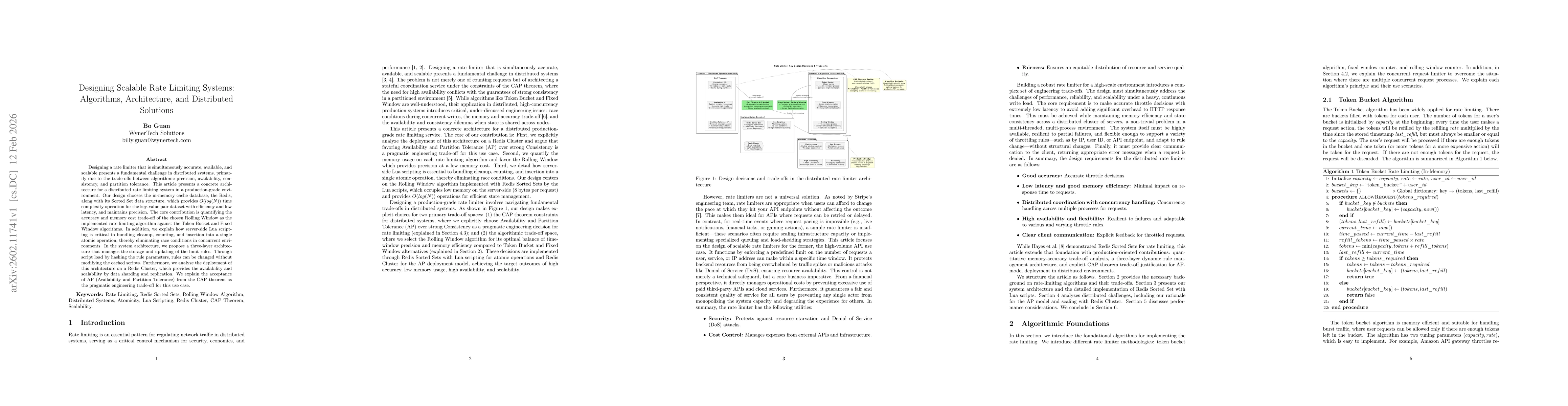 Thumbnail for Designing Scalable Rate Limiting Systems: Algorithms, Architecture, and Distributed Solutions