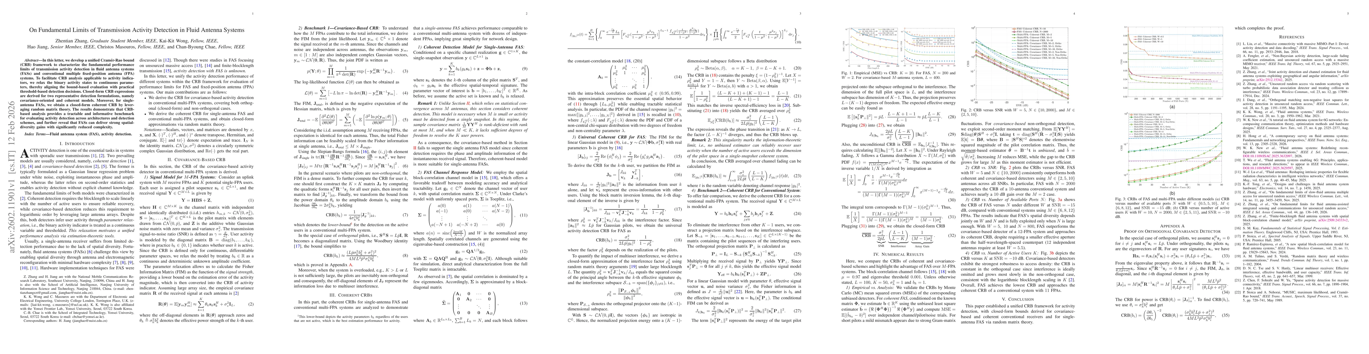 Thumbnail for On Fundamental Limits of Transmission Activity Detection in Fluid Antenna Systems