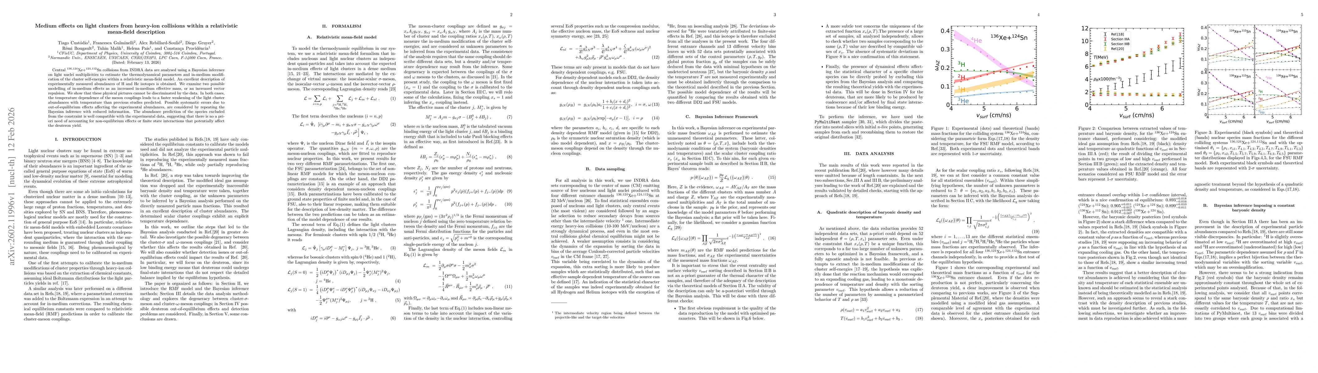 Thumbnail for Medium effects on light clusters from heavy-ion collisions within a relativistic mean-field description
