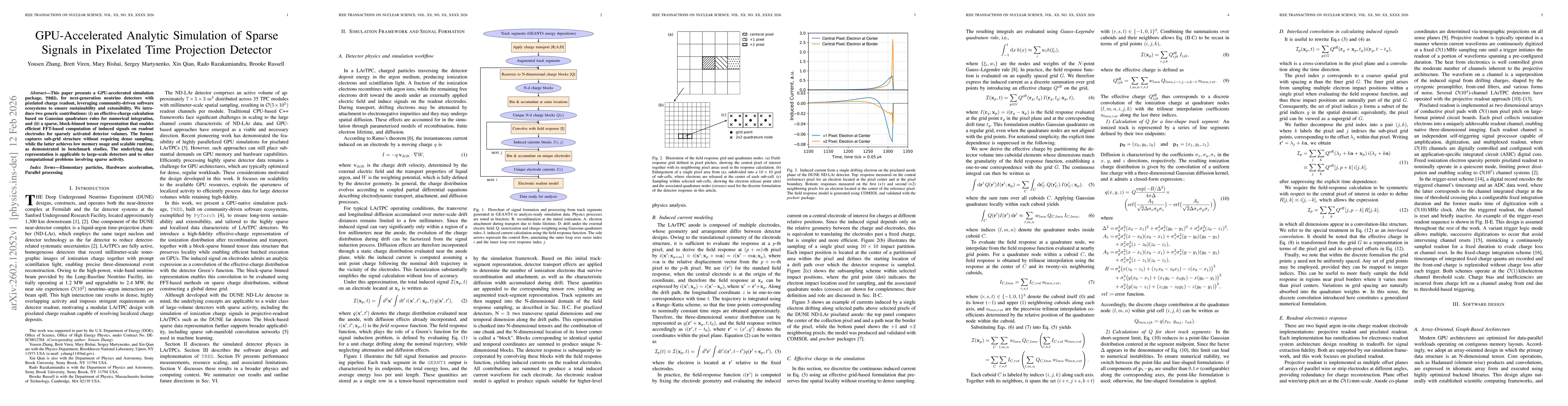 Thumbnail for GPU-Accelerated Analytic Simulation of Sparse Signals in Pixelated Time Projection Detector