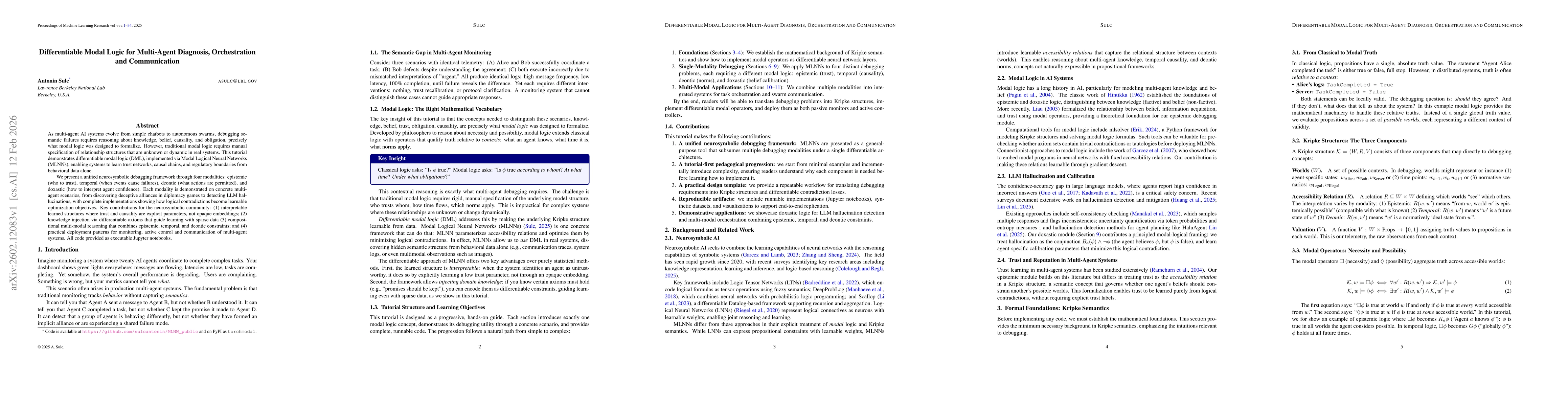 Thumbnail for Differentiable Modal Logic for Multi-Agent Diagnosis, Orchestration and Communication