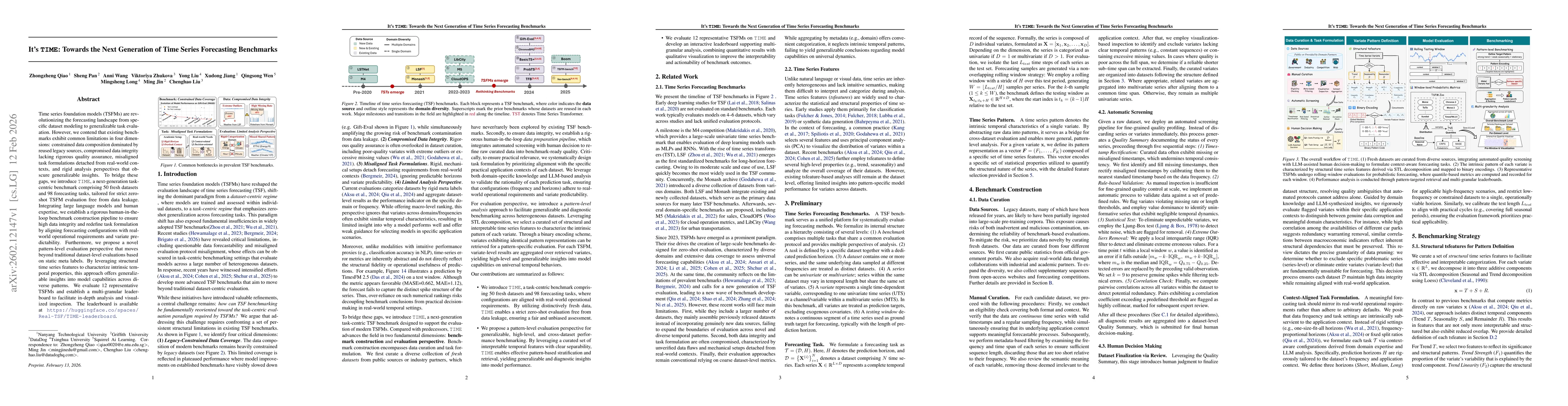 Thumbnail for It's TIME: Towards the Next Generation of Time Series Forecasting Benchmarks