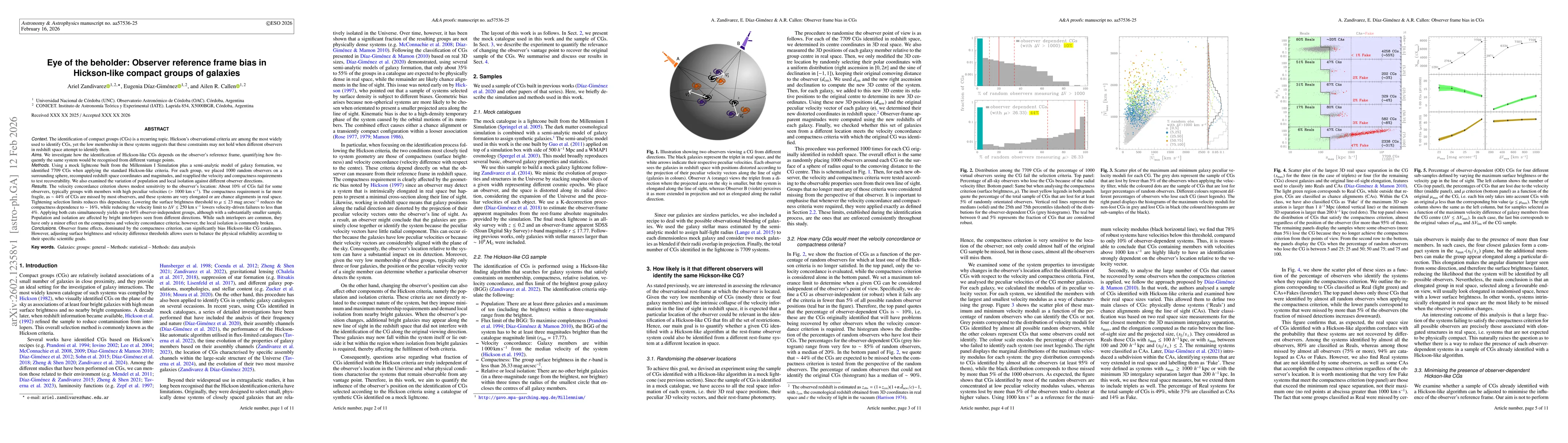 Thumbnail for Eye of the beholder: Observer reference frame bias in Hickson-like compact groups of galaxies
