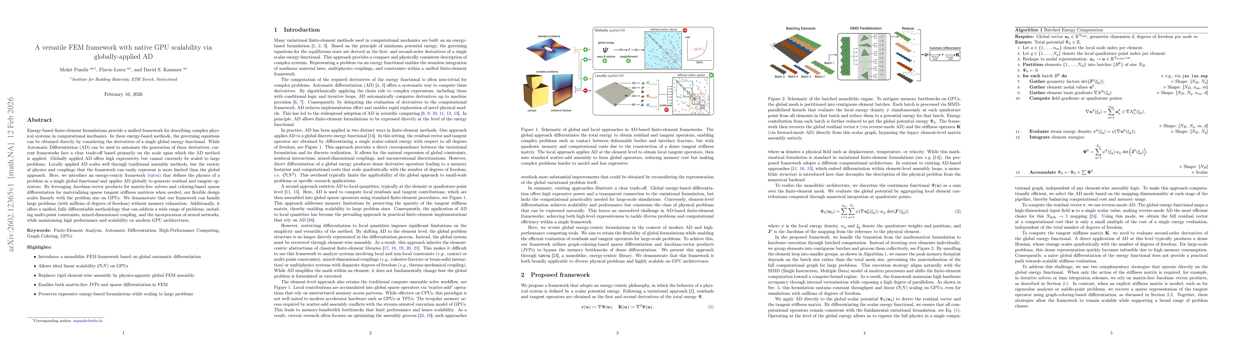 Thumbnail for A versatile FEM framework with native GPU scalability via globally-applied AD