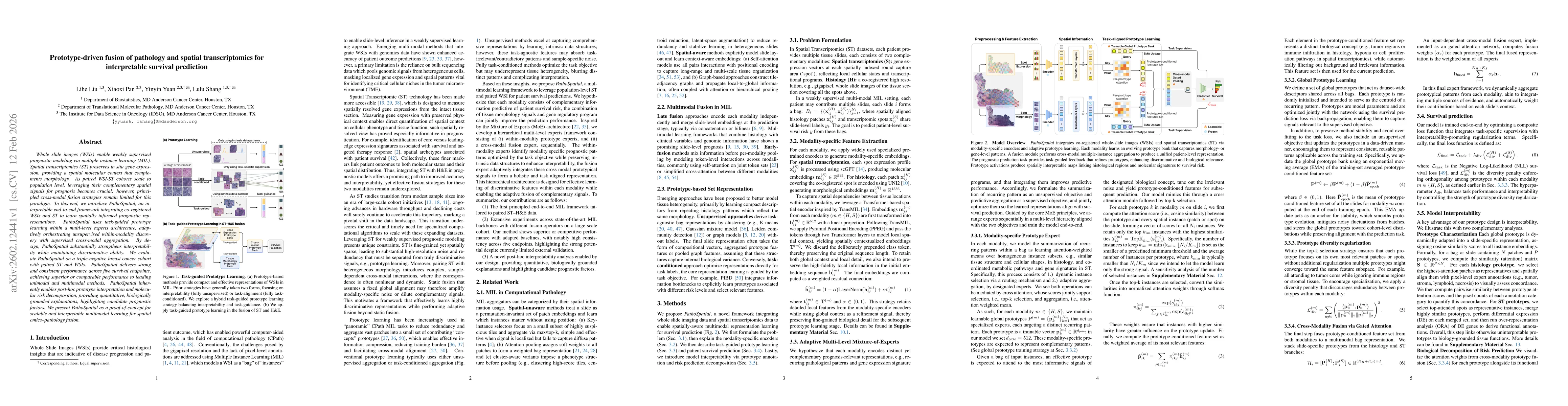 Thumbnail for Prototype-driven fusion of pathology and spatial transcriptomics for interpretable survival prediction