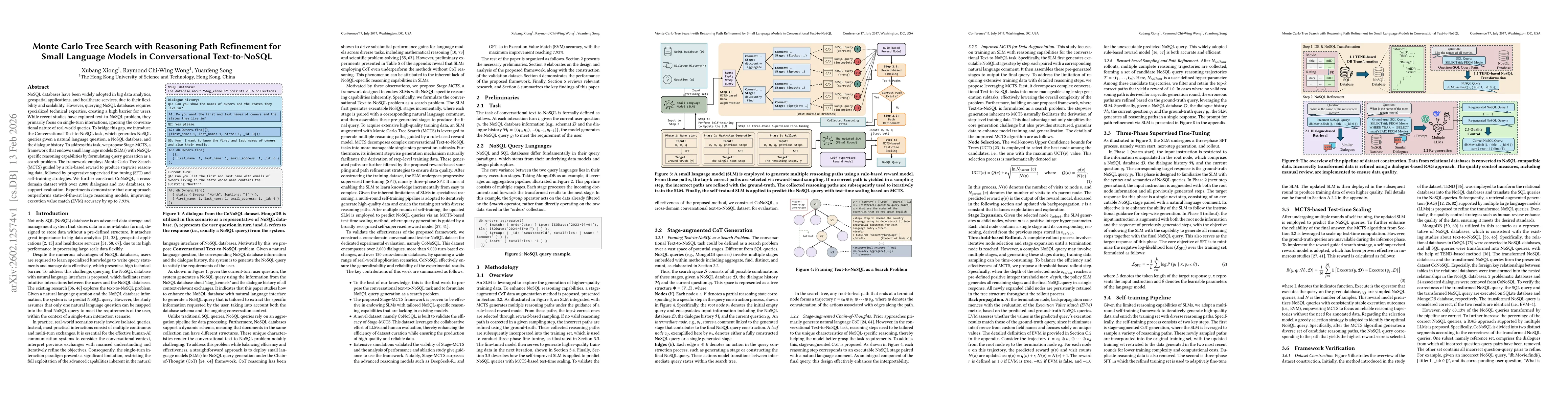 Thumbnail for Monte Carlo Tree Search with Reasoning Path Refinement for Small Language Models in Conversational Text-to-NoSQL