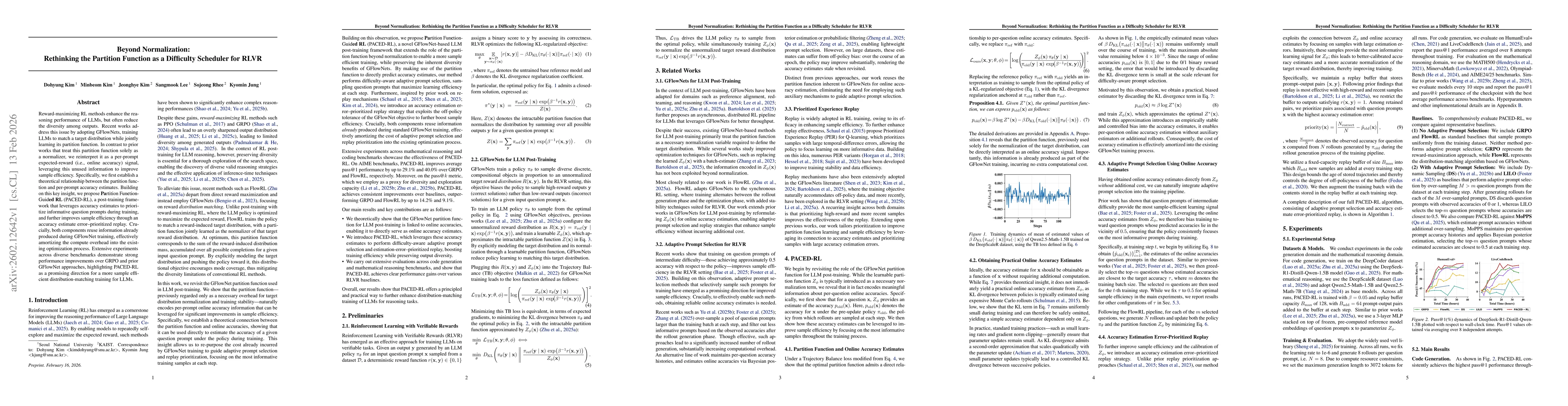 Thumbnail for Beyond Normalization: Rethinking the Partition Function as a Difficulty Scheduler for RLVR