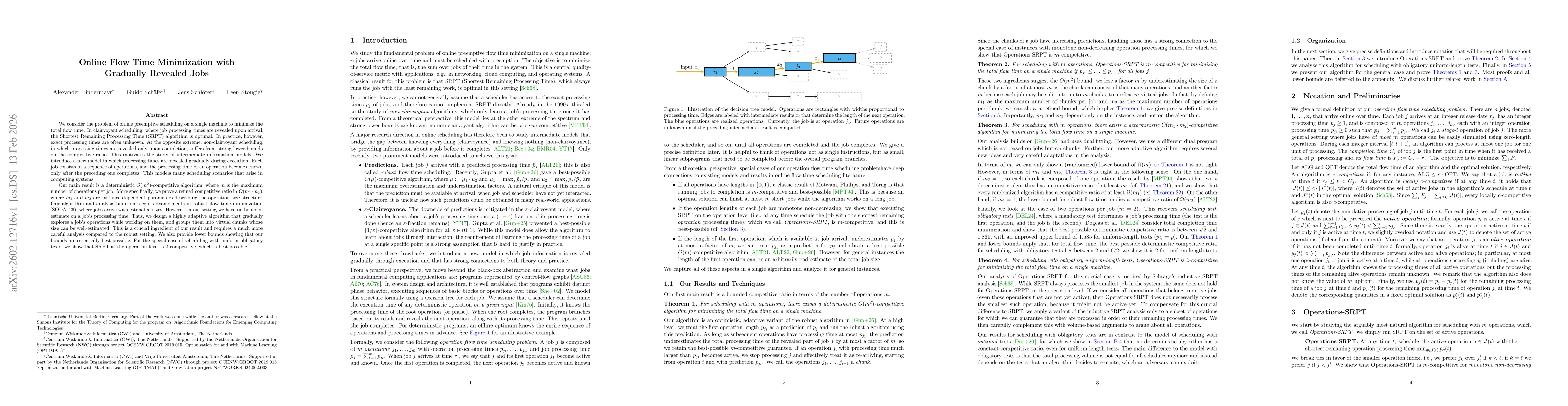 Thumbnail for Online Flow Time Minimization with Gradually Revealed Jobs