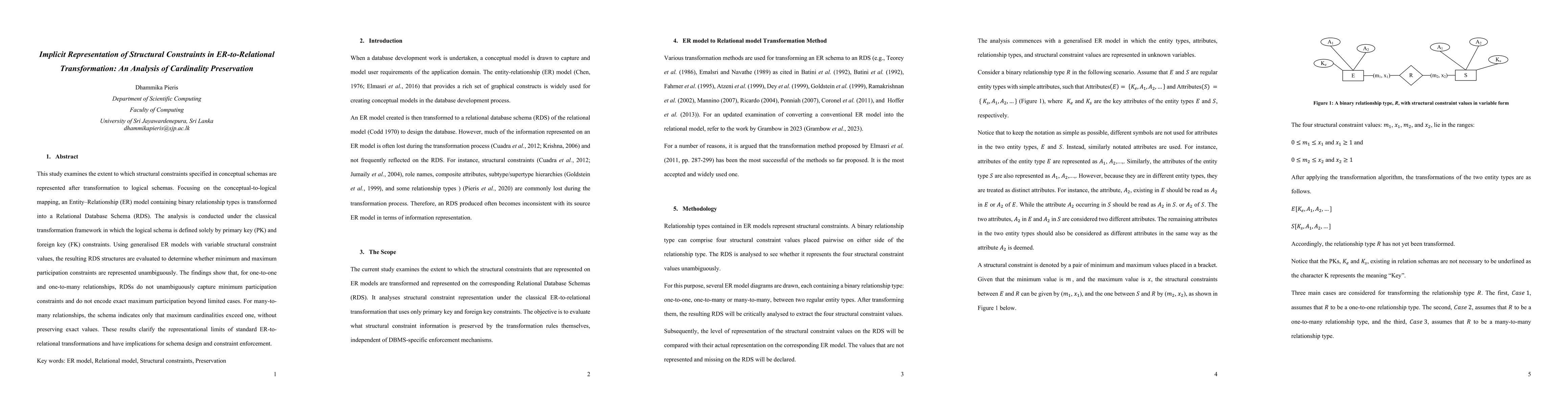 Thumbnail for Implicit Representation of Structural Constraints in ER-to-Relational Transformation: An Analysis of Cardinality Preservation