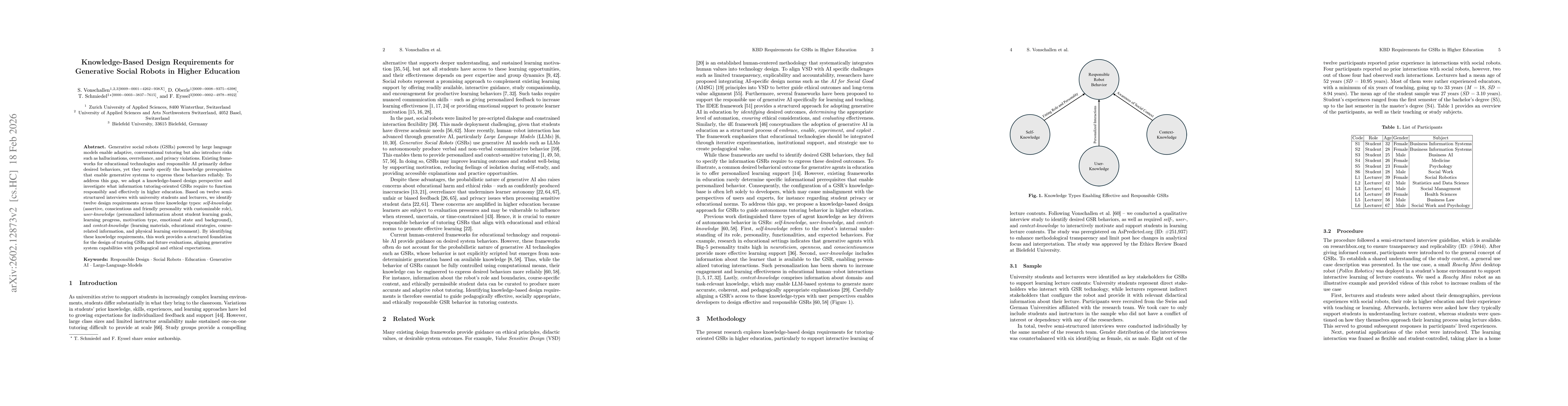 Thumbnail for Knowledge-Based Design Requirements for Generative Social Robots in Higher Education