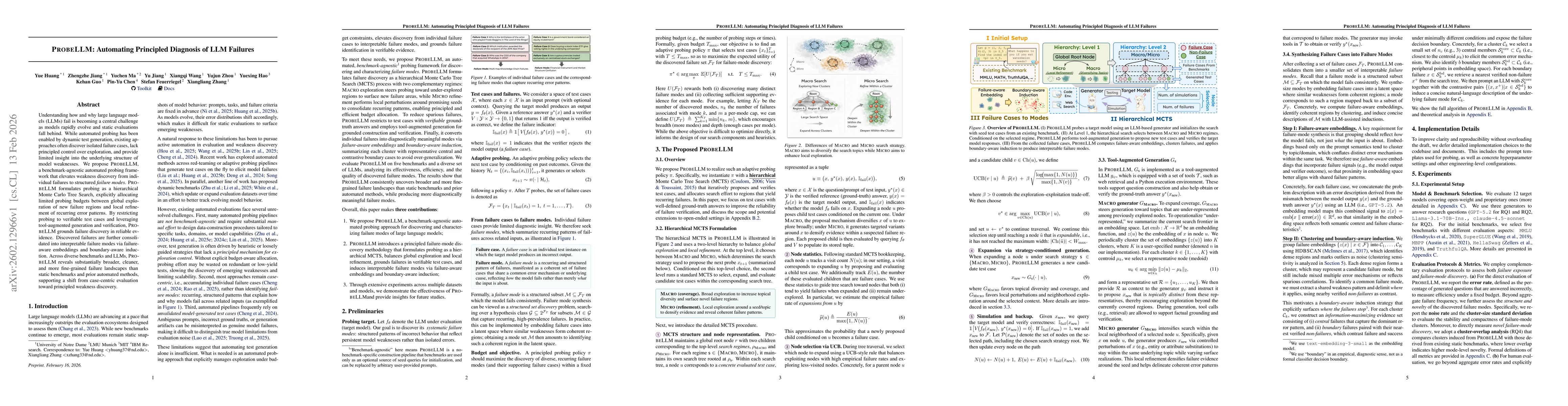 Thumbnail for ProbeLLM: Automating Principled Diagnosis of LLM Failures