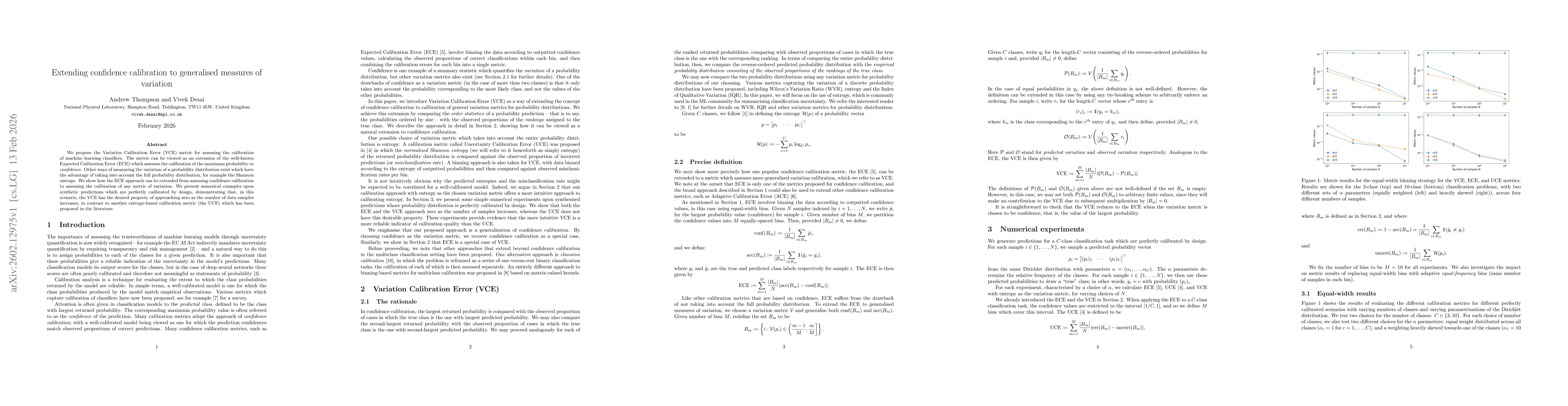 Thumbnail for Extending confidence calibration to generalised measures of variation