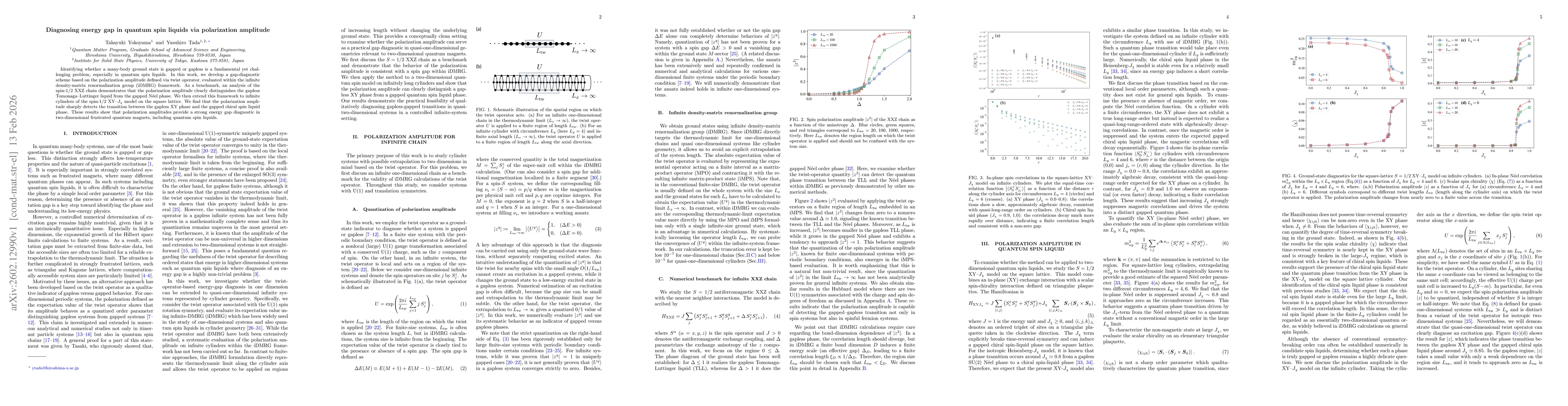 Thumbnail for Diagnosing energy gap in quantum spin liquids via polarization amplitude