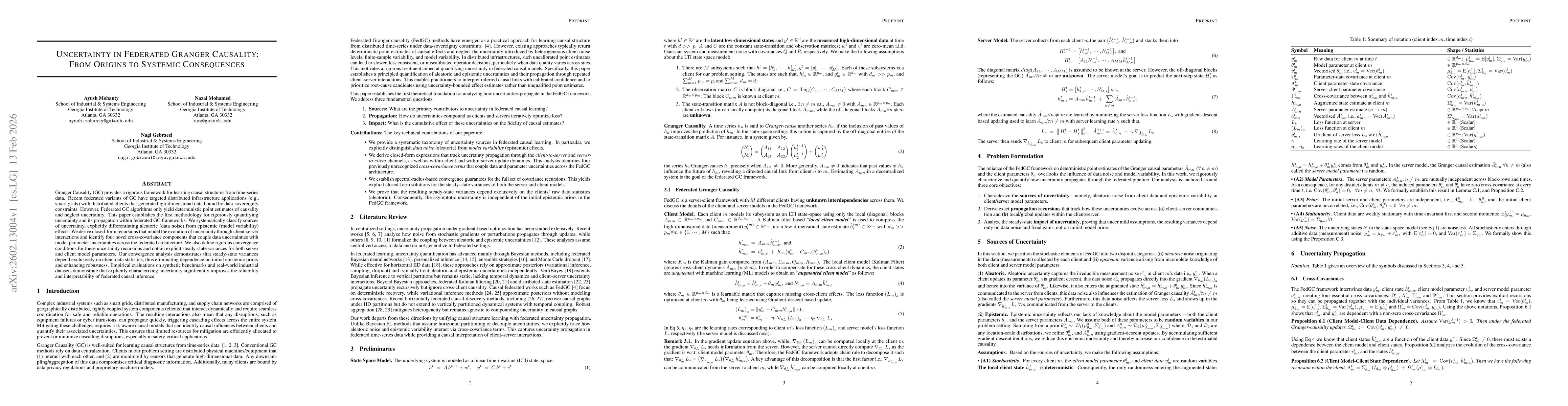 Thumbnail for Uncertainty in Federated Granger Causality: From Origins to Systemic Consequences