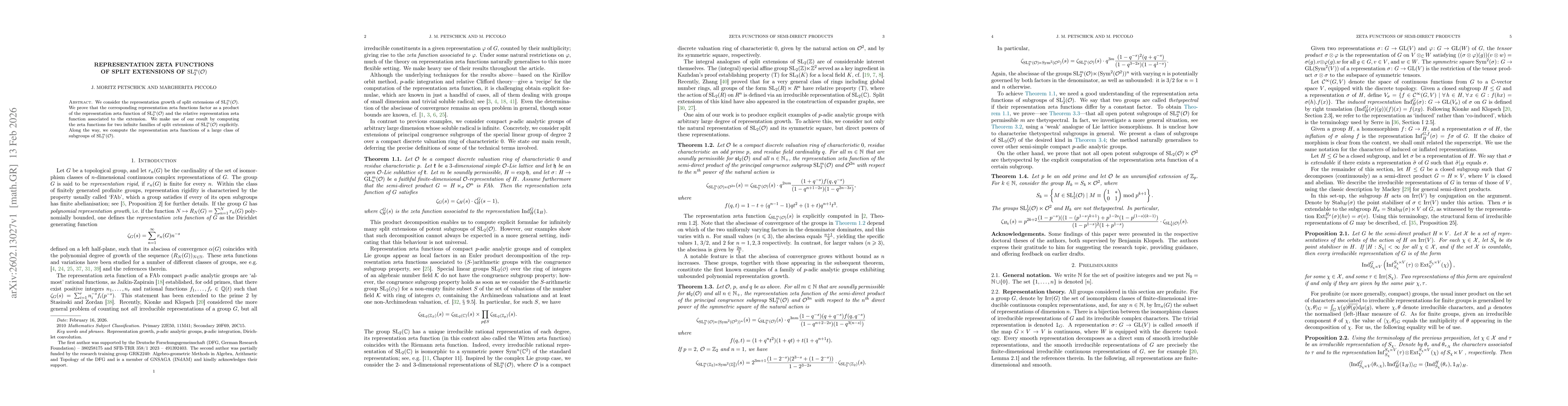 Thumbnail for Representation zeta functions of split extensions of $SL_2^m(O)$