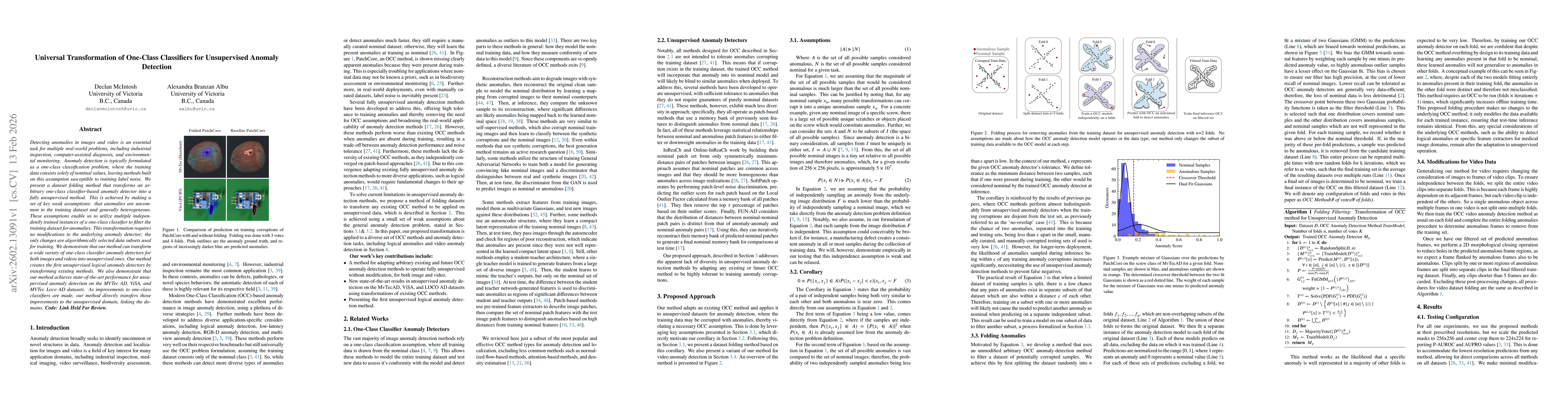 Thumbnail for Universal Transformation of One-Class Classifiers for Unsupervised Anomaly Detection