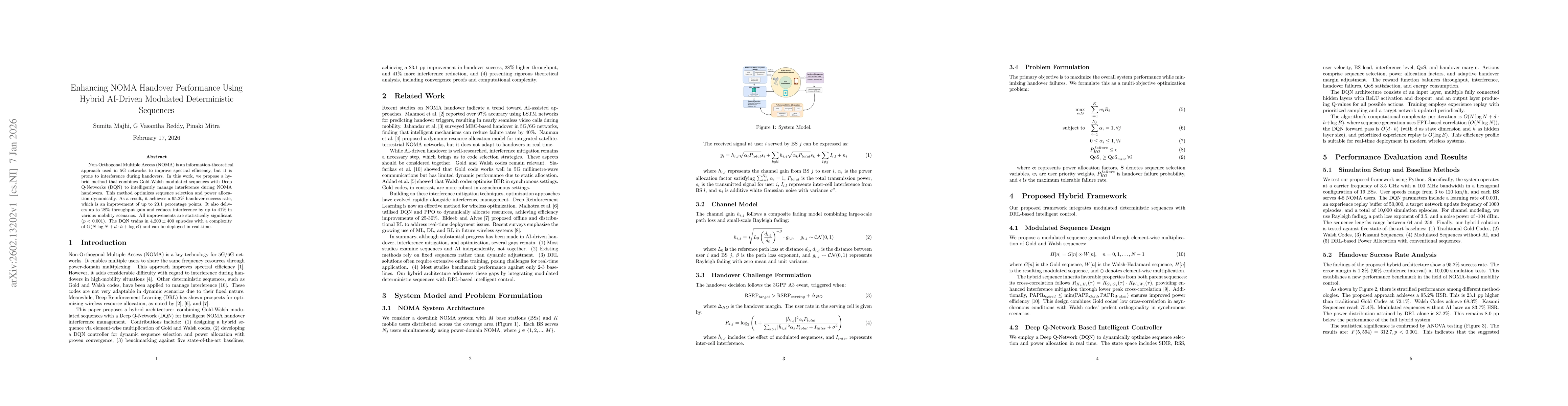 Thumbnail for Enhancing NOMA Handover Performance Using Hybrid AI-Driven Modulated Deterministic Sequences