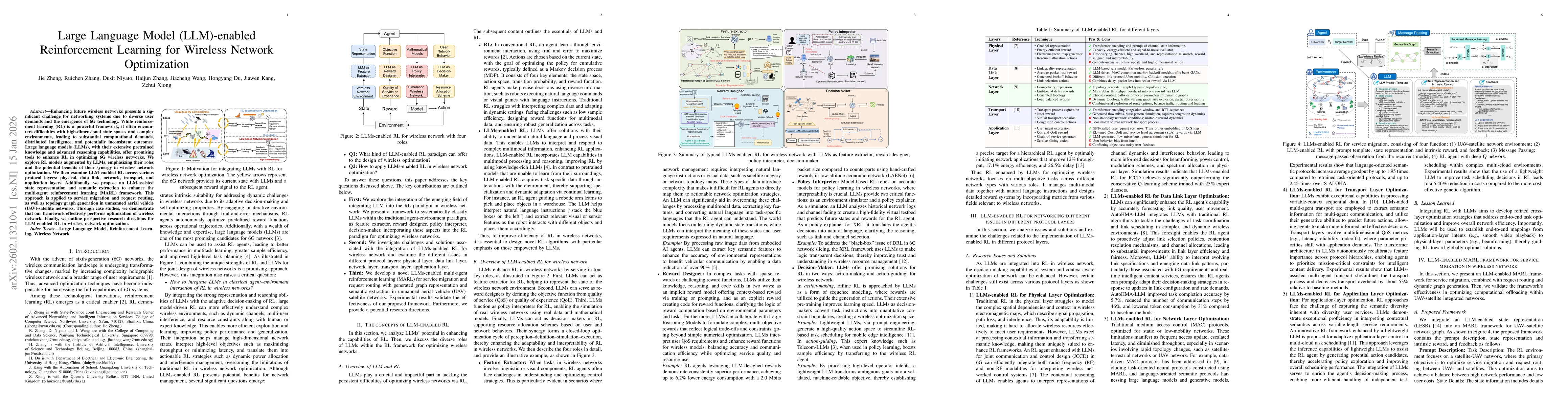 Thumbnail for Large Language Model (LLM)-enabled Reinforcement Learning for Wireless Network Optimization