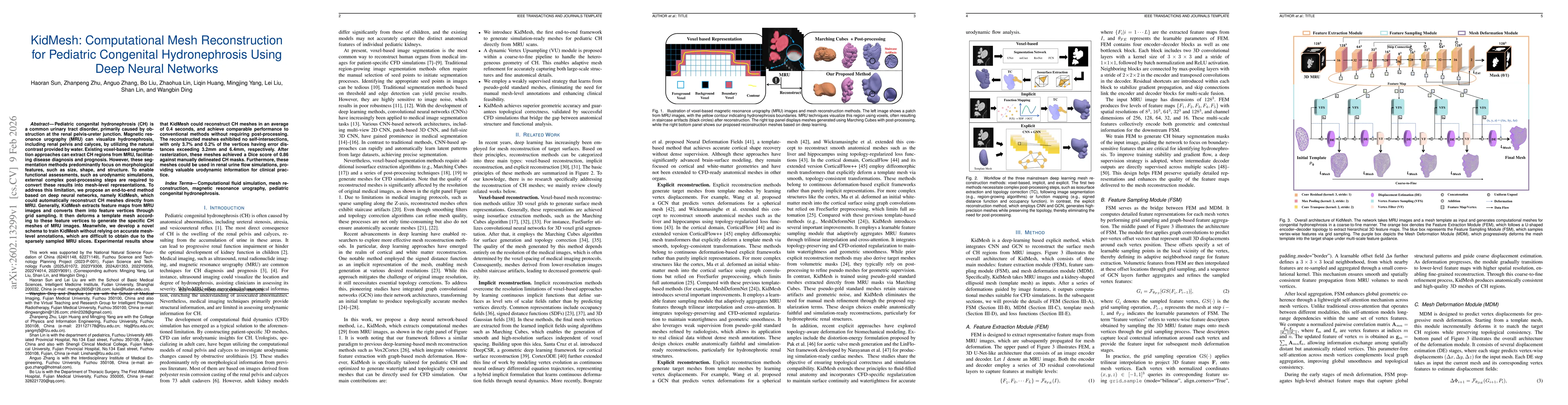 Thumbnail for KidMesh: Computational Mesh Reconstruction for Pediatric Congenital Hydronephrosis Using Deep Neural Networks