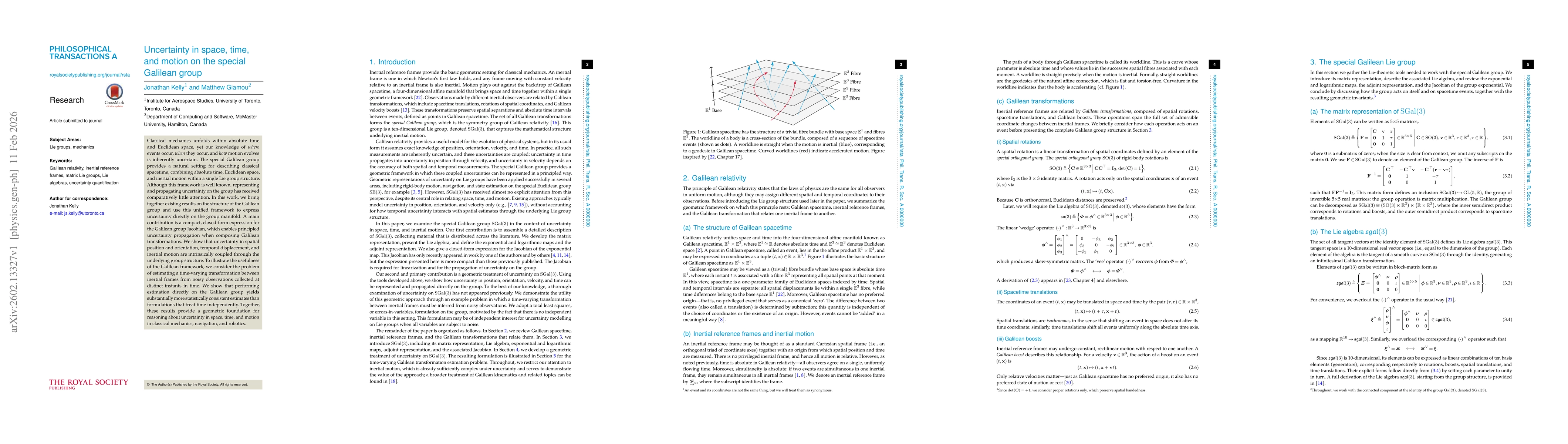 Thumbnail for Uncertainty in space, time, and motion on the special Galilean group
