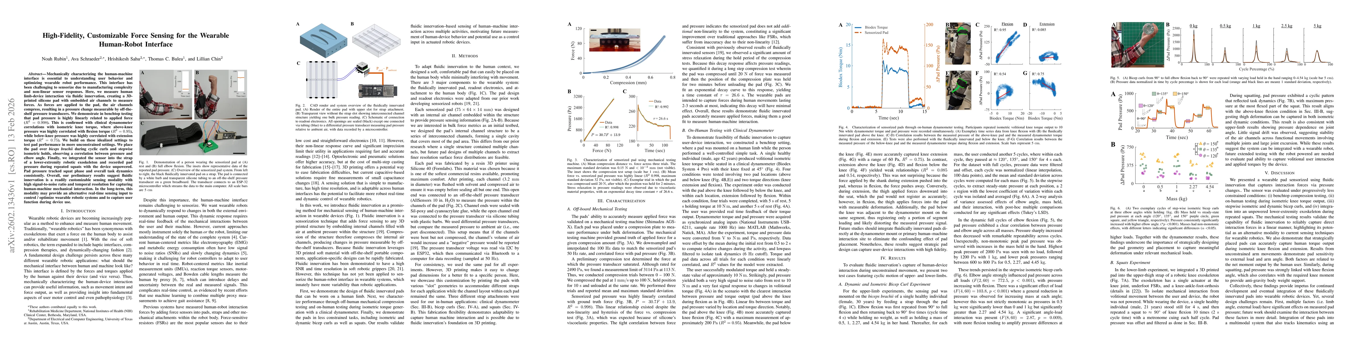 Thumbnail for High-Fidelity, Customizable Force Sensing for the Wearable Human-Robot Interface