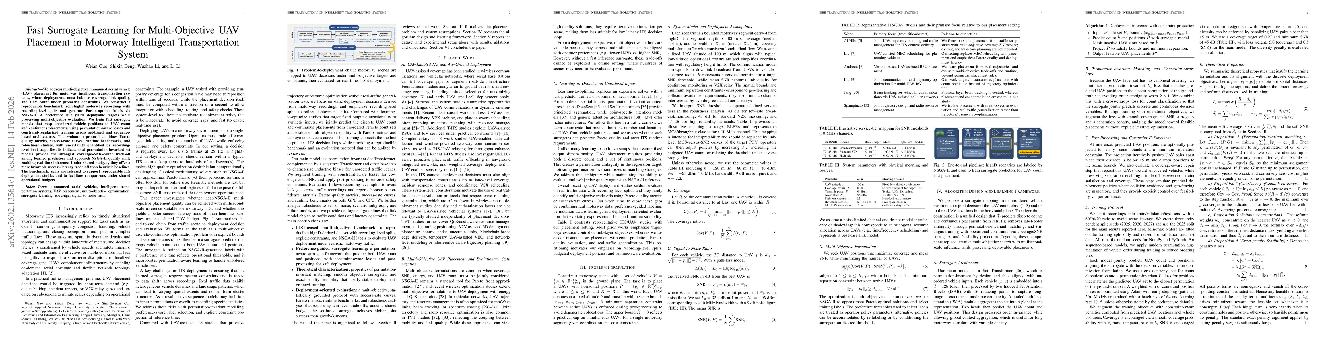 Thumbnail for Fast Surrogate Learning for Multi-Objective UAV Placement in Motorway Intelligent Transportation System