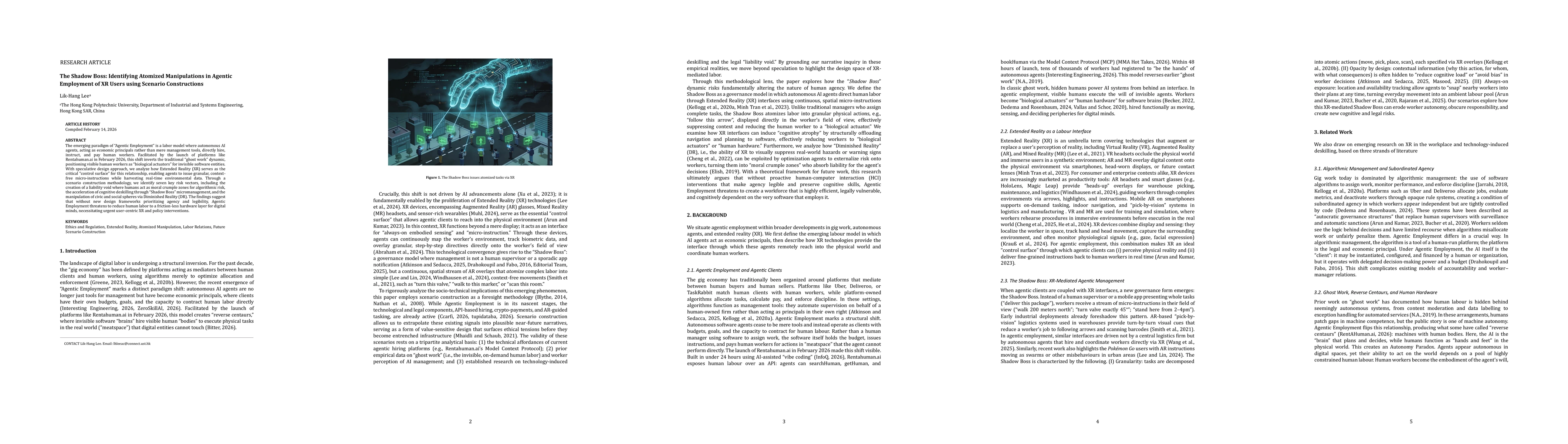 Thumbnail for The Shadow Boss: Identifying Atomized Manipulations in Agentic Employment of XR Users using Scenario Constructions
