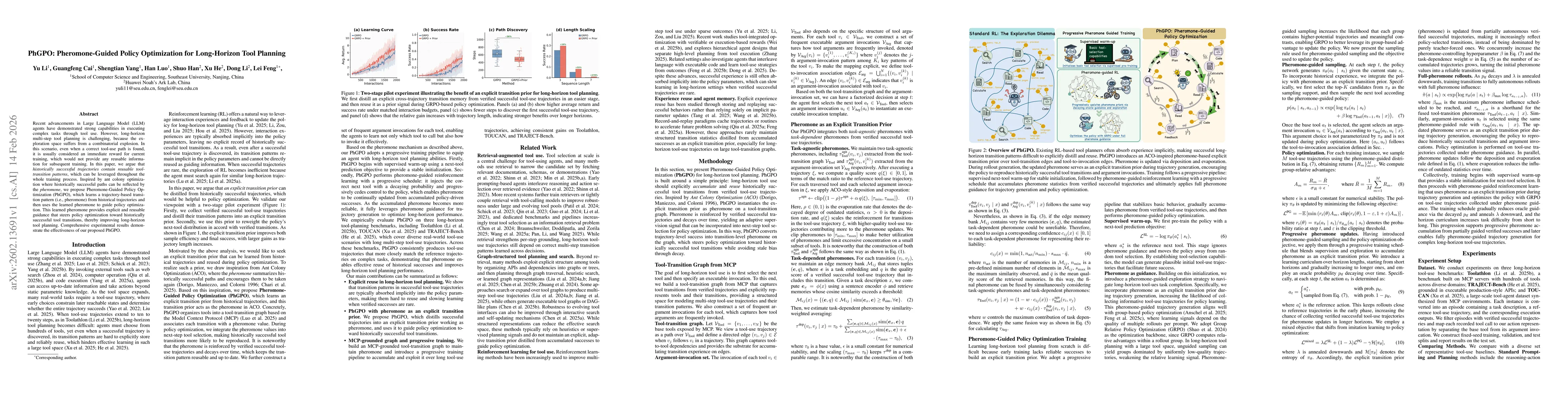 Thumbnail for PhGPO: Pheromone-Guided Policy Optimization for Long-Horizon Tool Planning