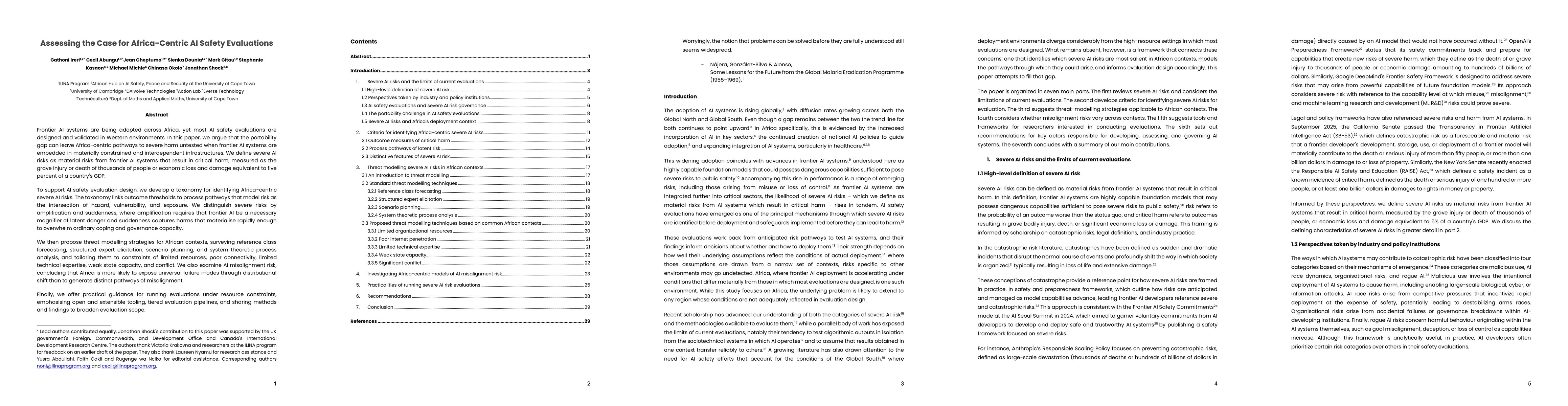Thumbnail for Assessing the Case for Africa-Centric AI Safety Evaluations