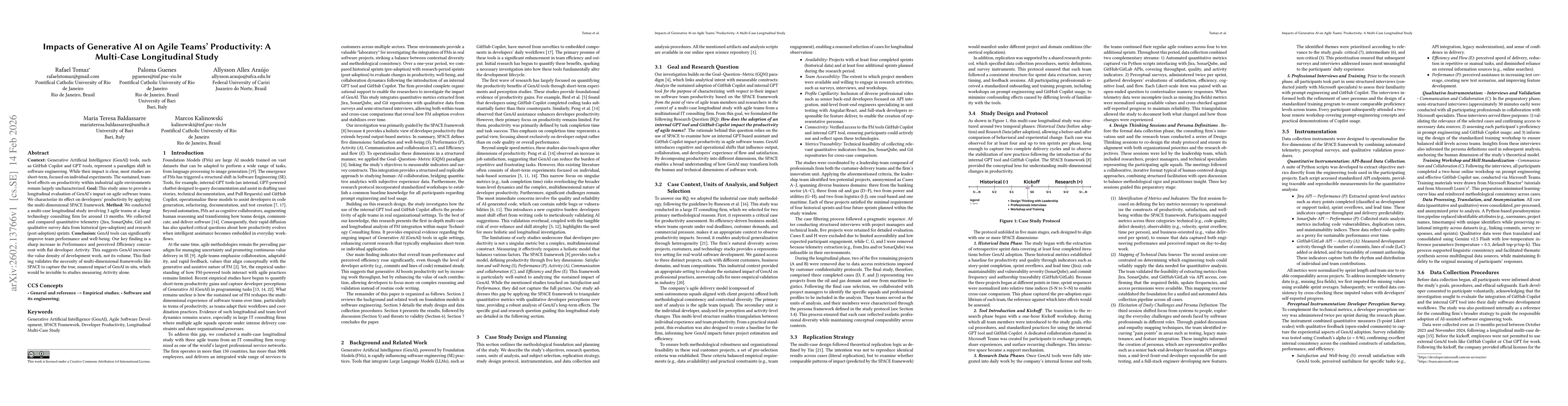 Thumbnail for Impacts of Generative AI on Agile Teams' Productivity: A Multi-Case Longitudinal Study