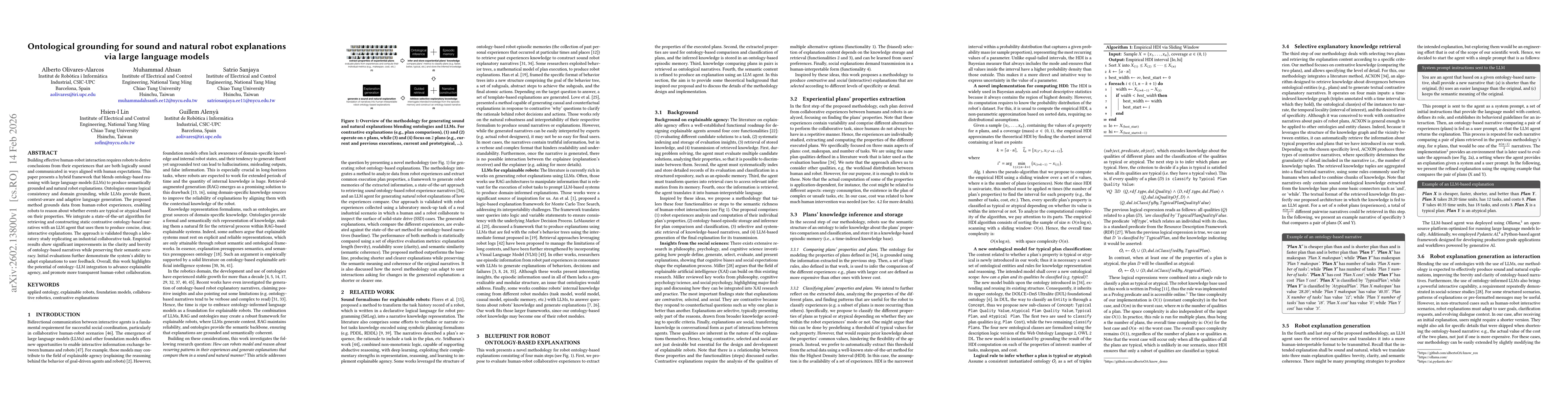 Thumbnail for Ontological grounding for sound and natural robot explanations via large language models