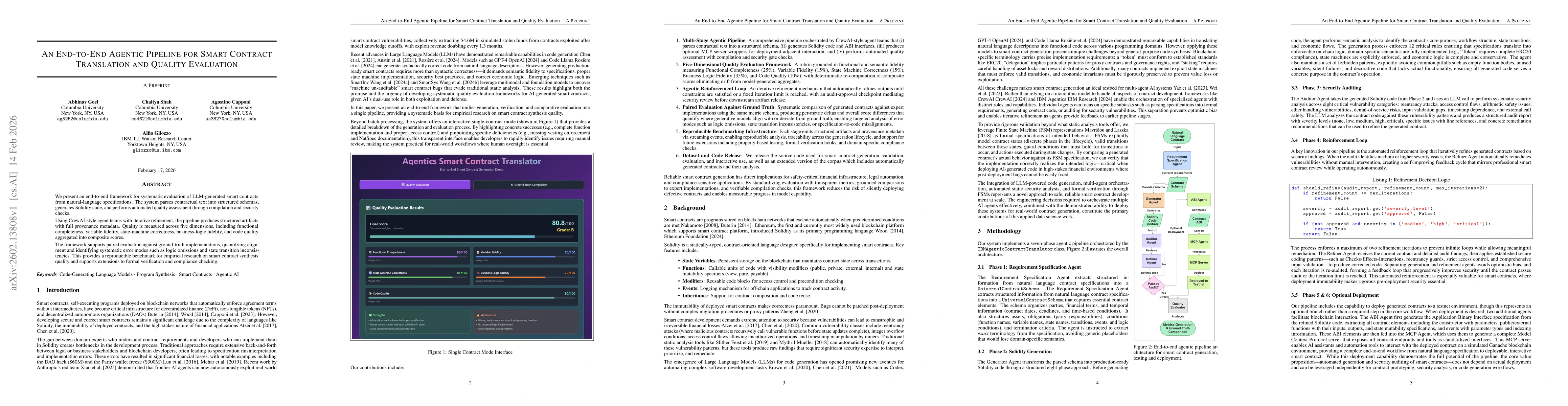 Thumbnail for An end-to-end agentic pipeline for smart contract translation and quality evaluation