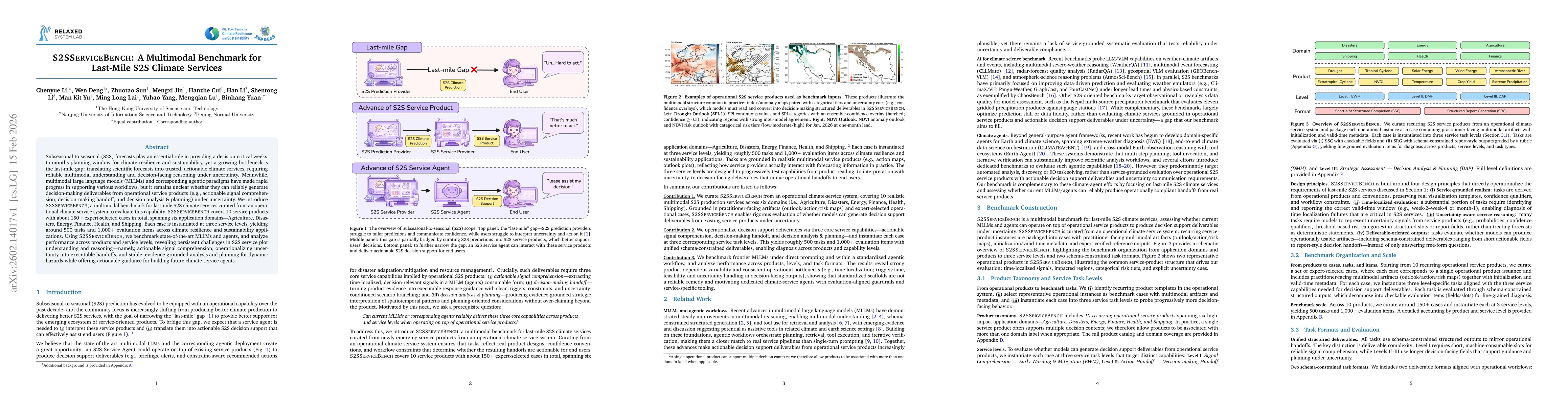 Thumbnail for S2SServiceBench: A Multimodal Benchmark for Last-Mile S2S Climate Services