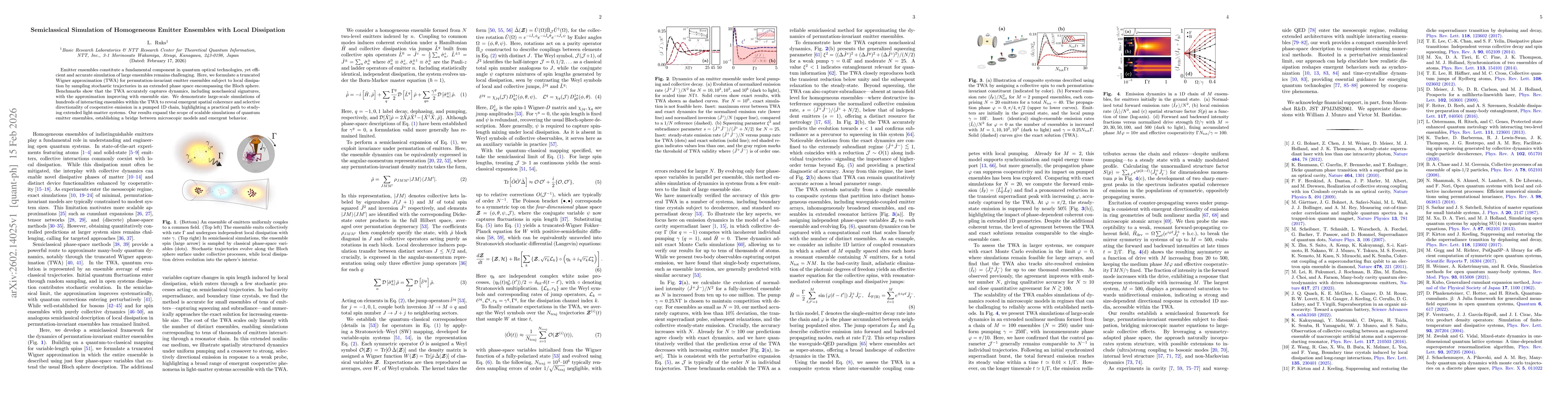 Thumbnail for Semiclassical Simulation of Homogeneous Emitter Ensembles with Local Dissipation