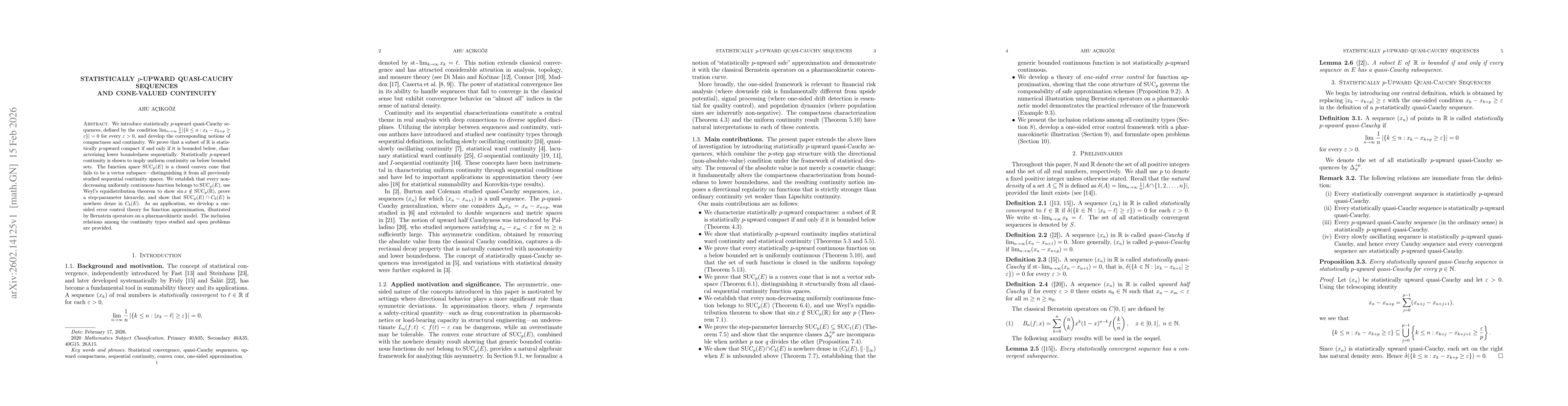Thumbnail for Statistically p-Upward Quasi-Cauchy Sequences and Cone-Valued Continuity