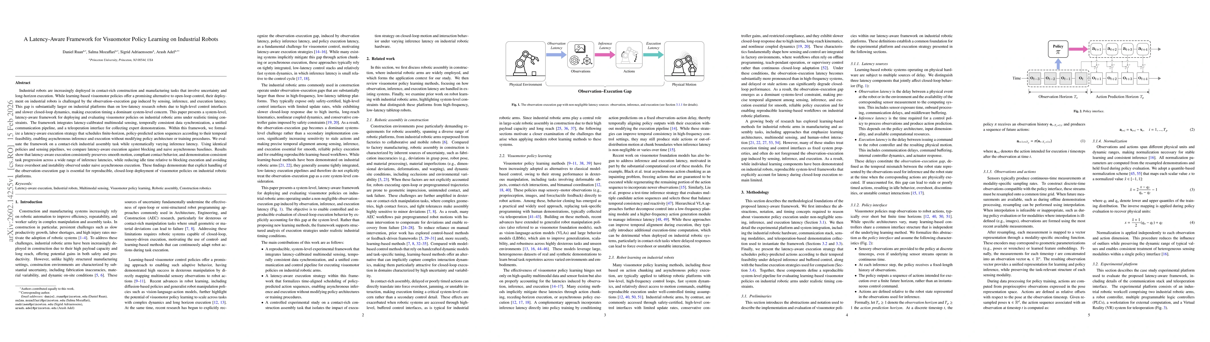 Thumbnail for A Latency-Aware Framework for Visuomotor Policy Learning on Industrial Robots