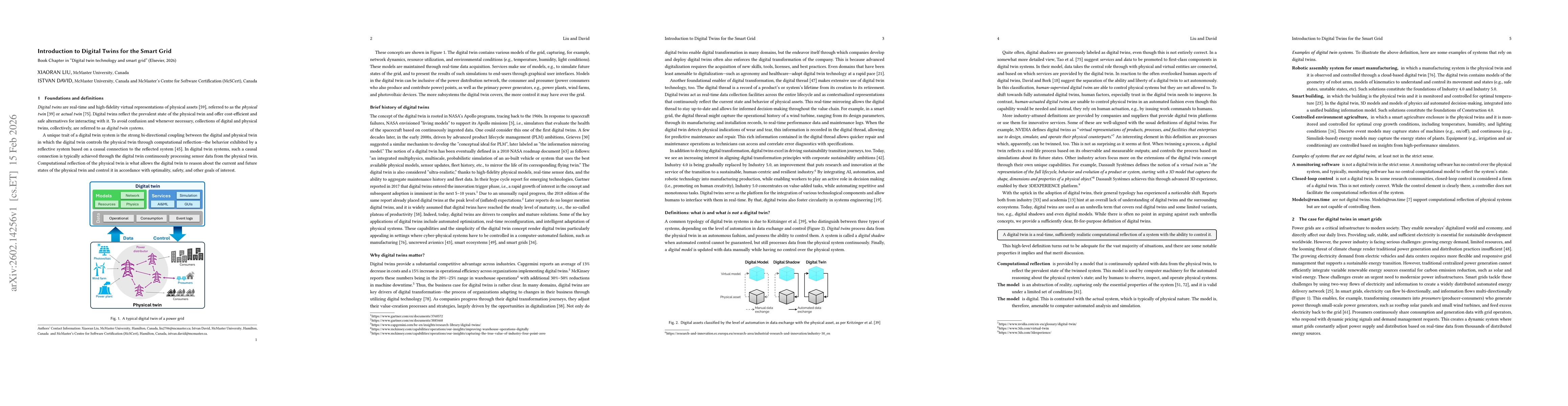 Thumbnail for Introduction to Digital Twins for the Smart Grid