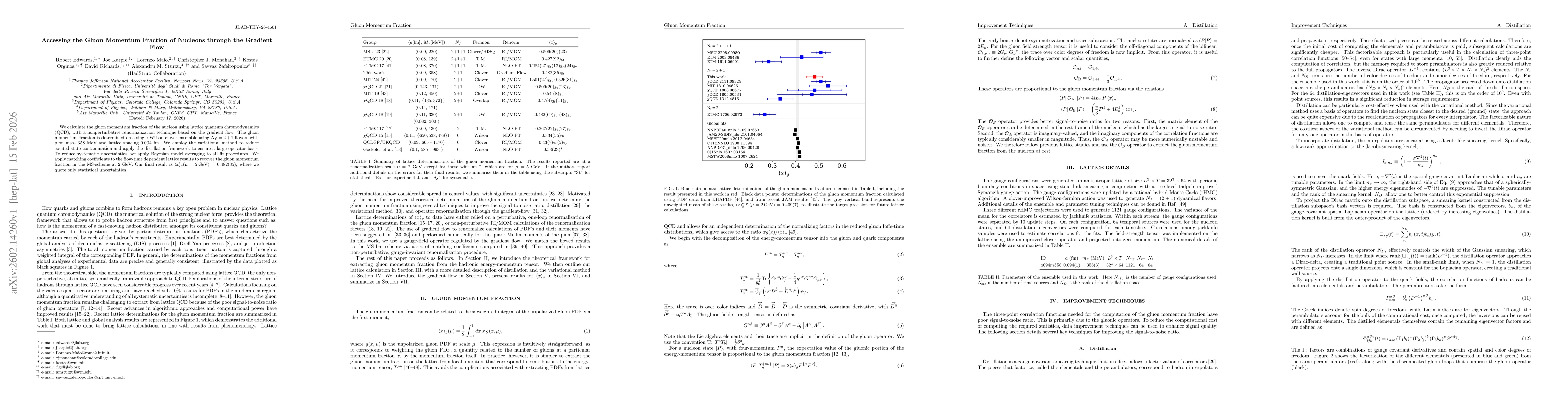 Thumbnail for Accessing the Gluon Momentum Fraction of Nucleons through the Gradient Flow