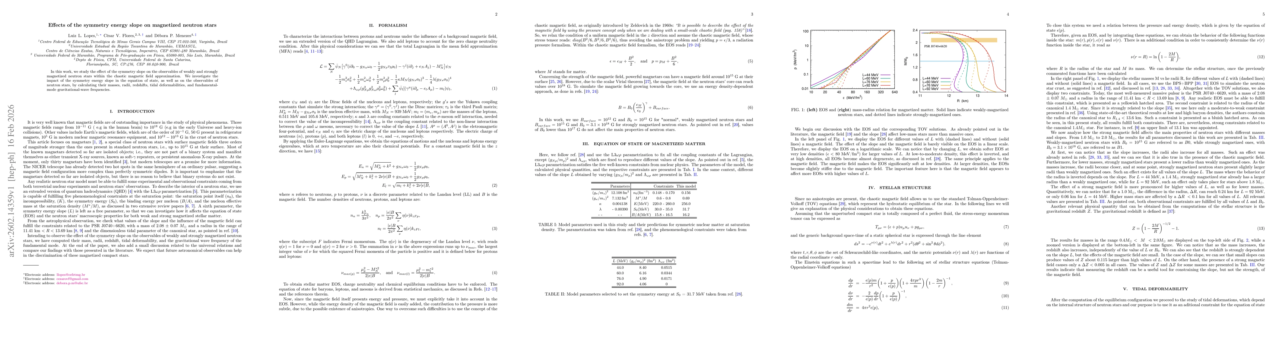 Thumbnail for Effects of the symmetry energy slope on magnetized neutron stars