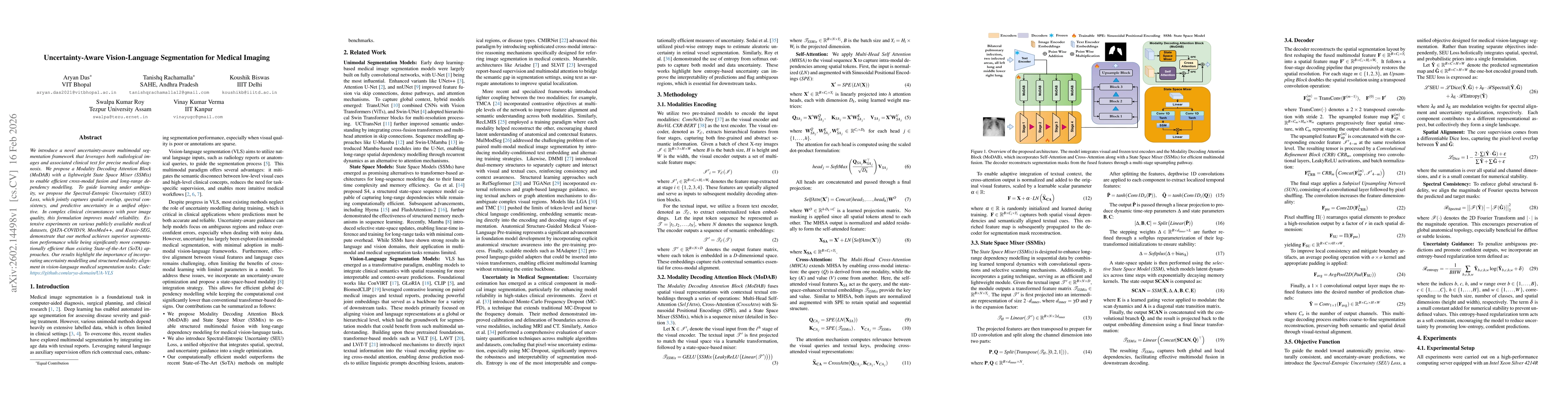Thumbnail for Uncertainty-Aware Vision-Language Segmentation for Medical Imaging