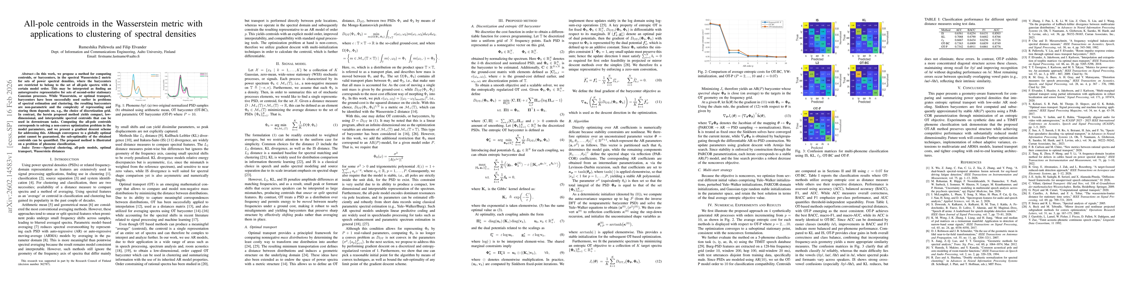 Thumbnail for All-pole centroids in the Wasserstein metric with applications to clustering of spectral densities