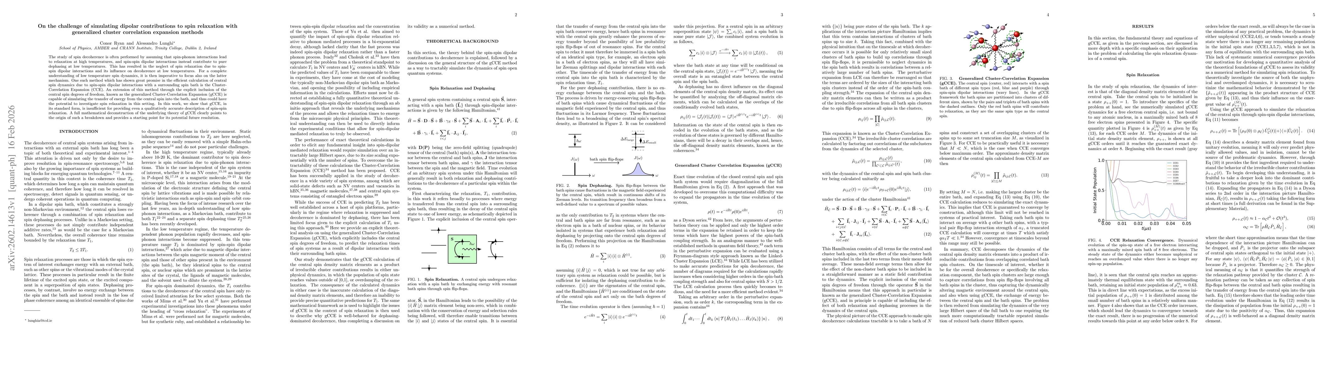Thumbnail for On the challenge of simulating dipolar contributions to spin relaxation with generalized cluster correlation expansion methods