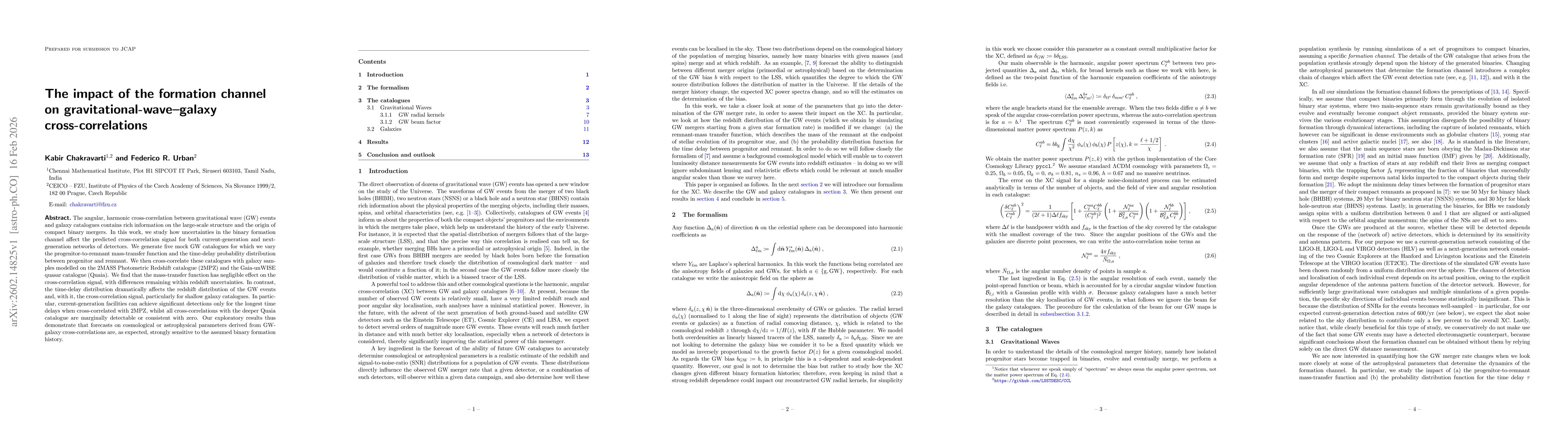 Thumbnail for The impact of the formation channel on gravitational-wave-galaxy cross-correlations
