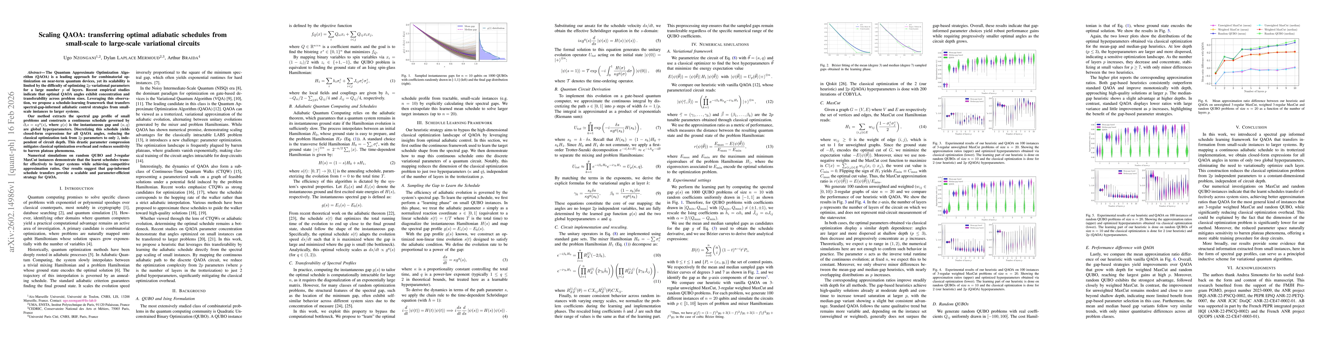 Thumbnail for Scaling QAOA: transferring optimal adiabatic schedules from small-scale to large-scale variational circuits