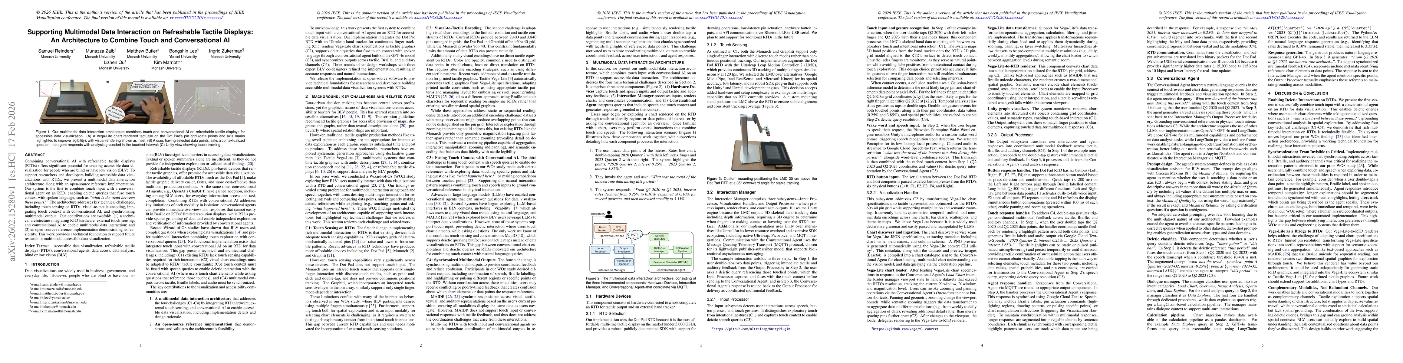 Thumbnail for Supporting Multimodal Data Interaction on Refreshable Tactile Displays: An Architecture to Combine Touch and Conversational AI